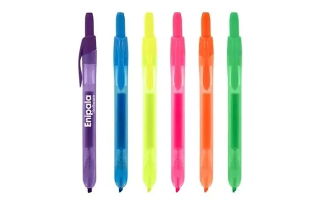 250 Customized Lumi Retractable Highlighter - Chisel Tip