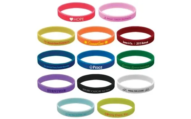 250 Customized Quick Turn Pad Printed Wristband