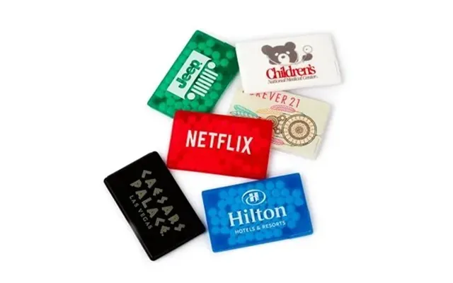 250 Customized Rectangle Mint Card