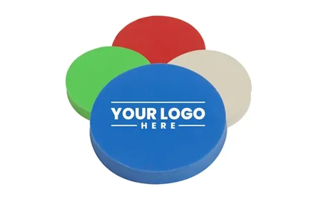 250 Customized Round Eraser - Latex-free & 1.5 Inch