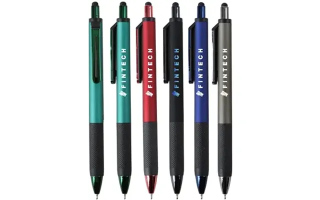 250 Customized Savvy Gel Stylus - Soft Touch & Jewel Tone