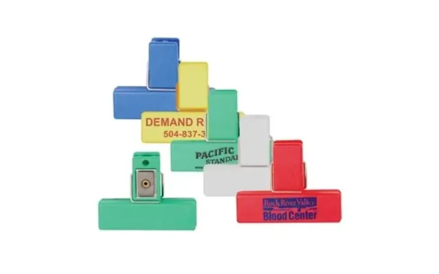 250 Customized Small Bag Clip W Magnetic Back