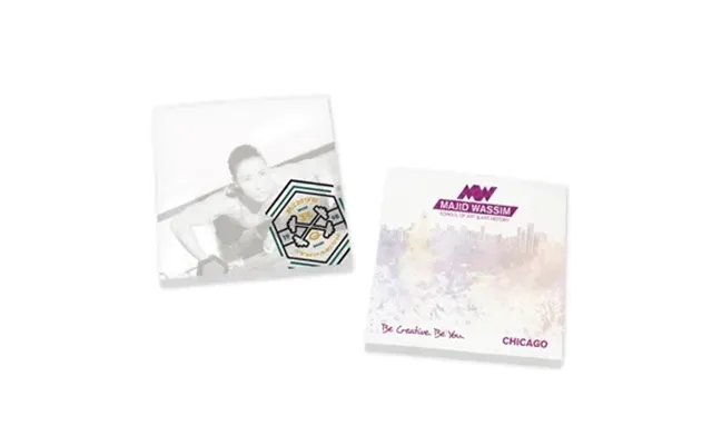 250 Customized Souvenir Sticky Note 3 X 3 Pad, 50 Sheet - Fsc 