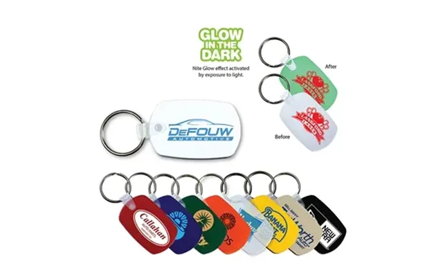 250 Customized Standard Key Fob - Multi-color & Translucent