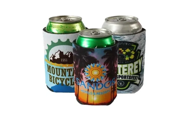 250 Customized Sublimated Can Cooler - Foldable & Insulated