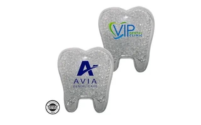 250 Customized Tooth Gel Bead Hot Cold Pack - Reusable