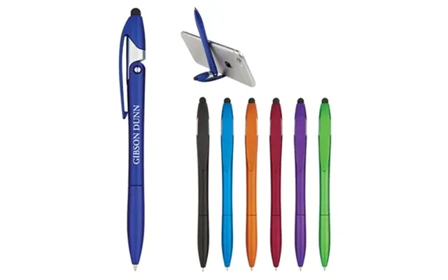 250 Customized Yoga Stylus Pen And Phone Stand - Twist Action