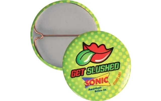 250 Promotional 1 Round Lock Pin Button - Laminated