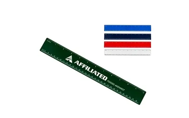 250 Promotional 12 Ruler - Transparent & Metric