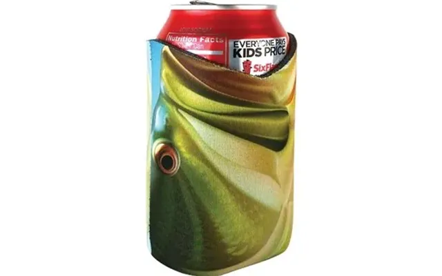 250 Promotional American Made Full Color Bass Can Cooler - .
