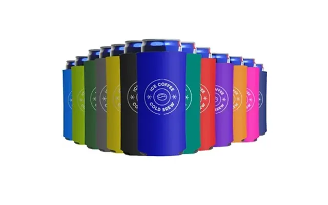 250 Promotional Best 12 Oz Slim Can Cooler - Insulated & Washable