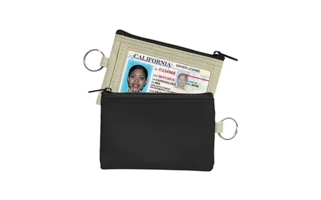 250 Promotional Coin Pouch W Id Window & Split Ring