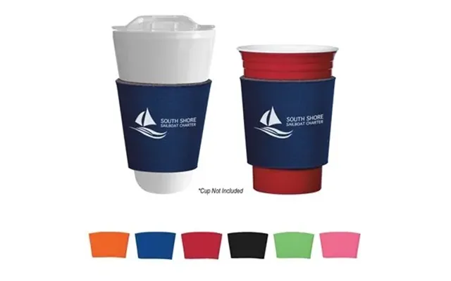 250 Promotional Comfort Grip Cup Sleeve - Foam Insulated