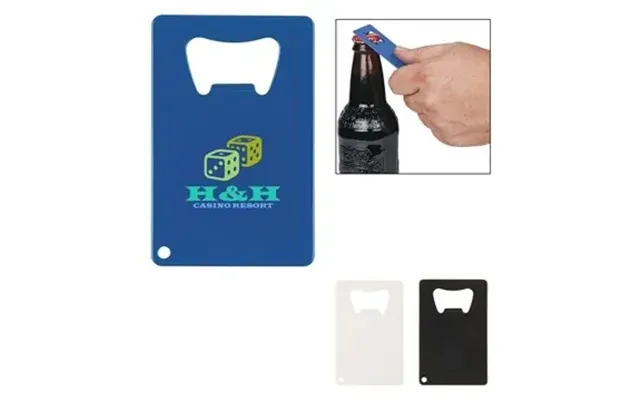 250 Promotional Credit Card Shaped Bottle Opener - Metal