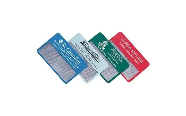 250 Promotional Credit Card Size Magnifier - 5x Magnification