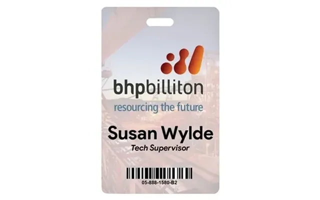 250 Promotional Digital Id Credential Badge 3.375x2.125 - Styrene 