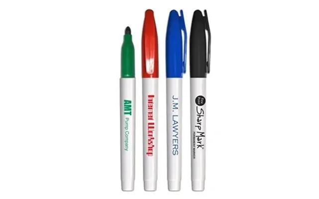 250 Promotional Fine Tip Sharp Mark Permanent Marker - Water 