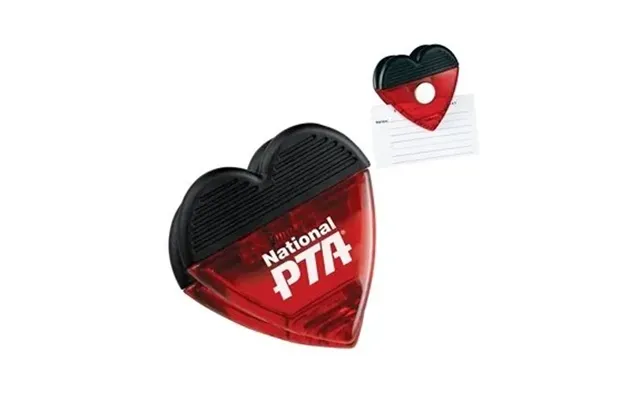 250 Promotional Heart Magnetic Memo Clip - Strong Magnet & Spring