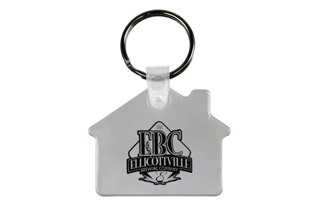 250 Promotional House Key Fob, Full Color Digital - Translucent 