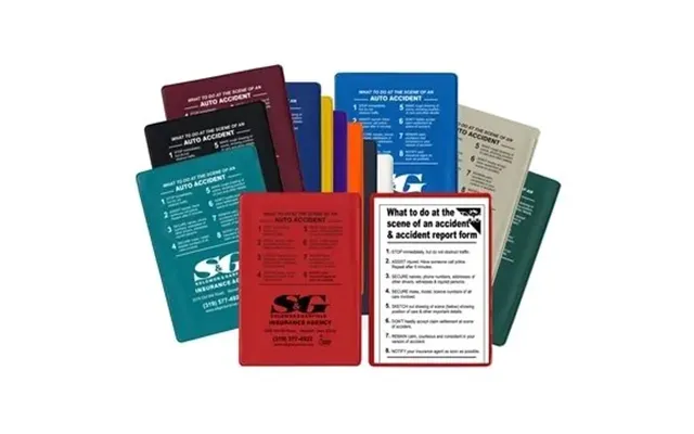 250 Promotional Insurance Card Holder Kit - Accident Documentation