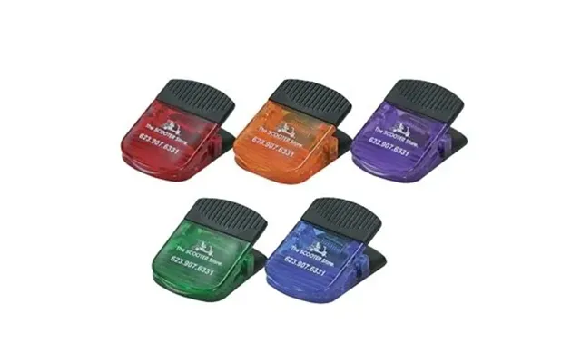 250 Promotional Jumbo Spring Loaded Magnetic Memo Clip W Rubber 