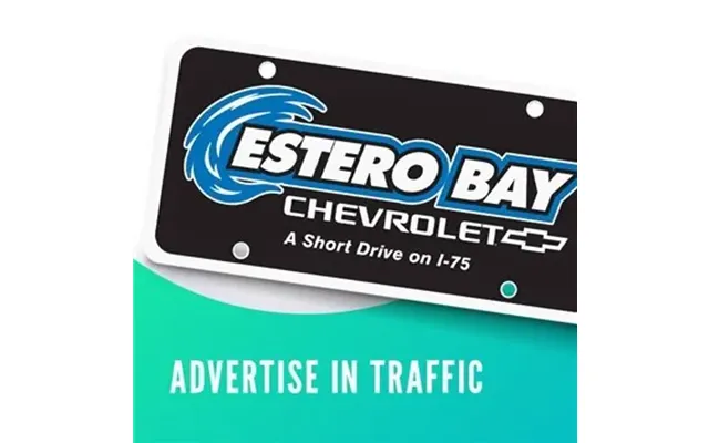 250 Promotional License Plate Insert - Styrene