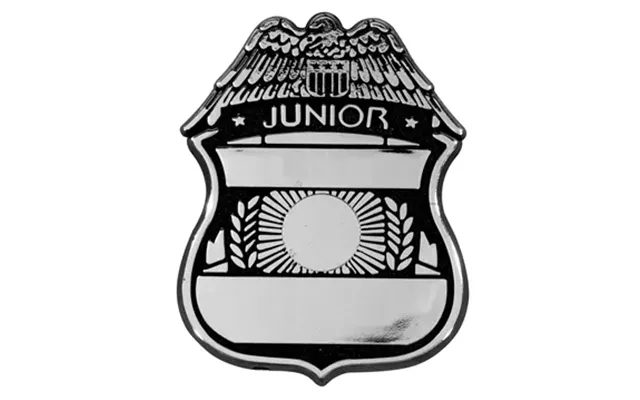 250 Promotional Police Badge - Silver Finish