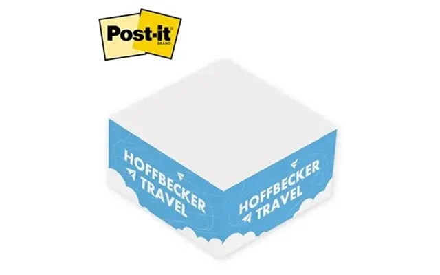 250 Promotional Post-it Custom Printed Notes Half-cube - Made In 