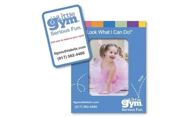 250 Promotional Rectangle Punch Out Picture Frame Magnet - 4x3