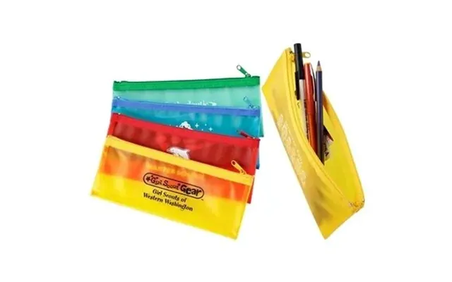 250 Promotional The School Mate Pen & Pencil Case - Translucent 