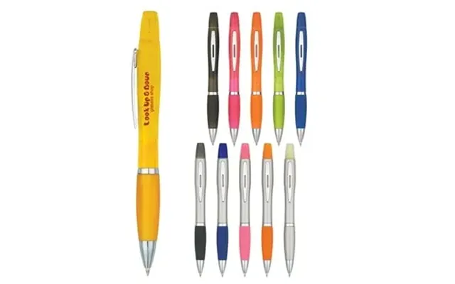250 Promotional Twin-write Pen With Highlighter - Twist Action