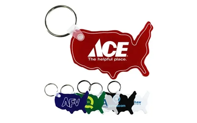 250 Promotional Usa Key Fob - Translucent