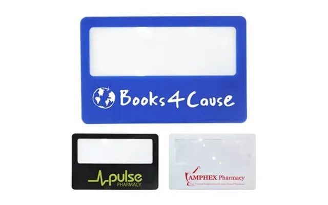250 Promotional Wallet Magnifier With Case - 3x Power & Portable