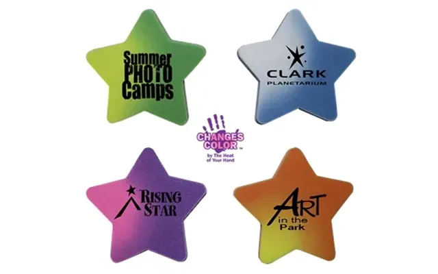 288 Promotional Mood Die Cut Eraser-star - Color Changing
