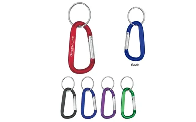 300 Custom 8mm Carabiner With Split Ring
