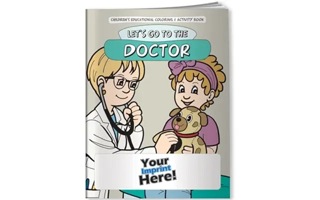 300 Custom Coloring Book - Let's Go To The Doctor