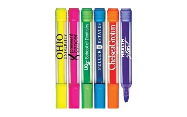 300 Customized Brite Spots Fluorescent Highlighters With Clear