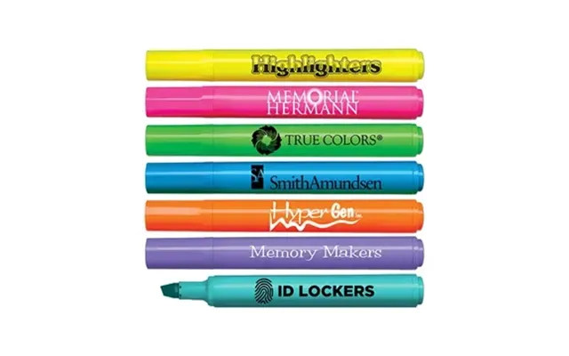 300 Customized Brite Spots Fluorescent Highlighters With Solid 