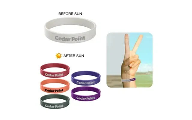 300 Customized Color Changing Bracelet - Uv Reactive