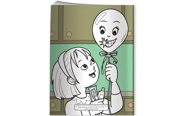300 Customized Coloring Book - A Visit To The Dentist A Tooth 