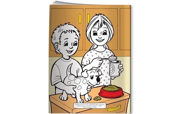 300 Customized Coloring Book - Caring For Your Pets With Dr. Dawg 