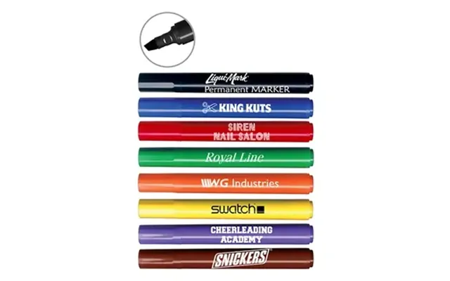 300 Promotional Chisel Tip Permanent Marker - Usa Made & Non-toxic