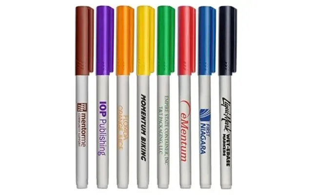 300 Promotional Fine Point Wet Erase Markers - Usa Made