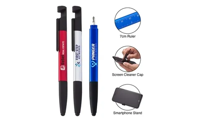 300 Promotional Multiplicity 8-in-1 Multi-function Pen - Stylus &