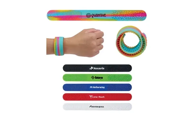 300 Promotional Nono Tactile Fidget Slap Wristband