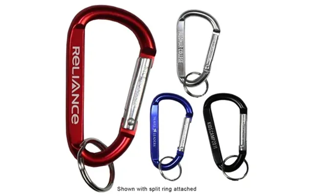 350 Promotional Cara M Medium Size Carabiner Keyholder - Split 