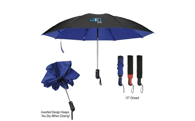 40 Custom 46 Arc Two-tone Rpet Inversion Umbrella - Auto Open & 