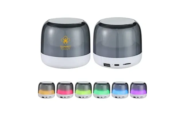 40 Promotional Spark 5w Light-up Radio And Wireless Speaker - 5w 