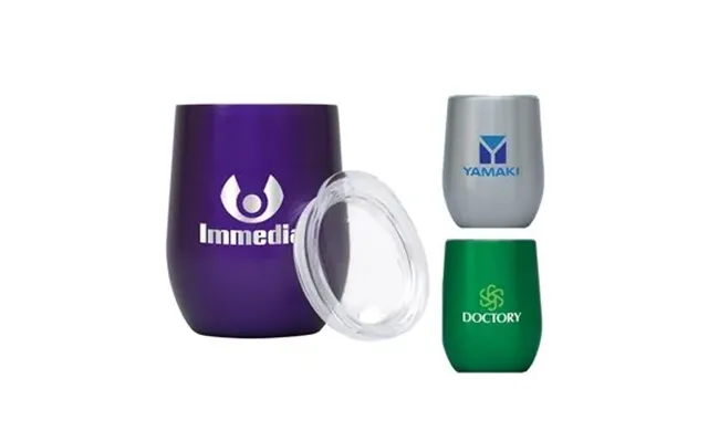 48 Custom Maxwell 12 Oz Double Wall - Stainless Steel Vacuum Wine 
