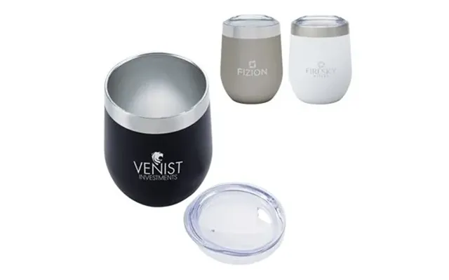 48 Customized Brisbane 12 Oz Stainless Steel Wine Tumbler - 